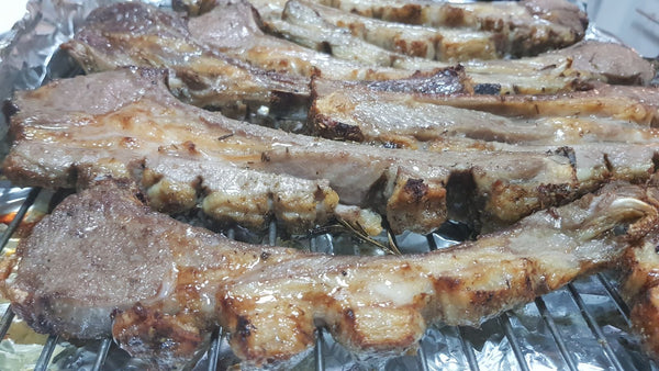 Reverse Sear Pre-Roasted Grilled Lamb Chops – Foster Foods