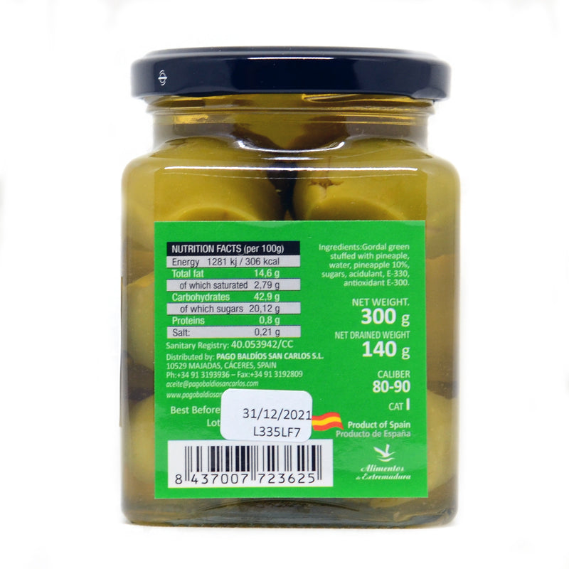 Full Moon Gordal Olives Stuffed With Caramelised Pineapple